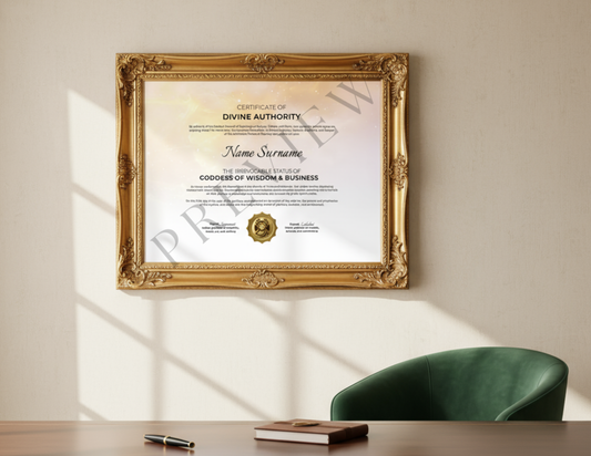 Goddess of Wisdom & Business | Wisdom and Business (3 Variations)