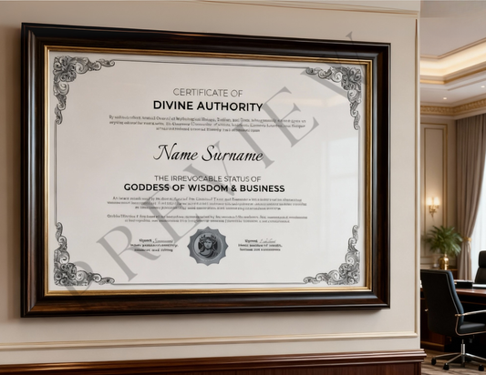 Goddess of Wisdom & Business | Wisdom and Business (3 Variations)