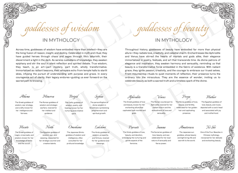 Goddess of Wisdom and Beauty - Classic