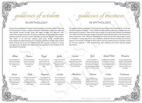 Goddess of Wisdom & Business - Classic