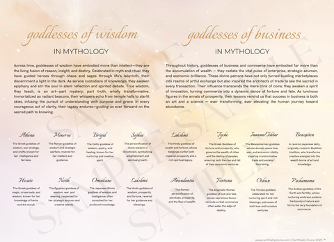 Goddess of Wisdom & Business - Golden