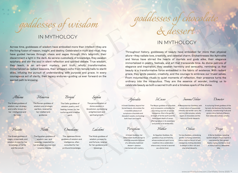 Goddess of Wisdom & Chocolate - Radiance