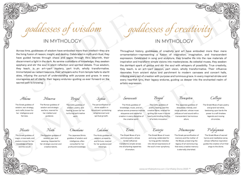 Goddess of Wisdom & Creativity - Classic