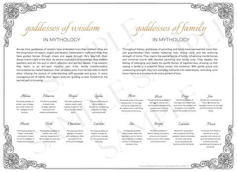 Goddess of Wisdom & Family - Classic