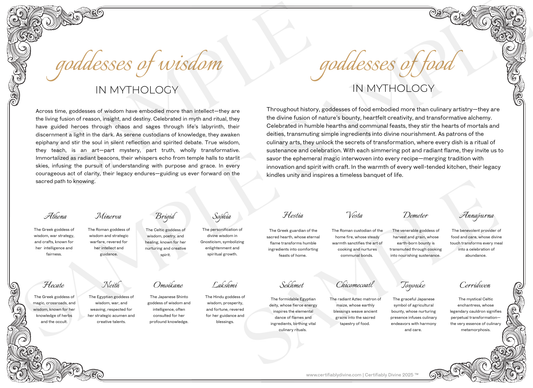 Goddess of Wisdom & Food - Classic