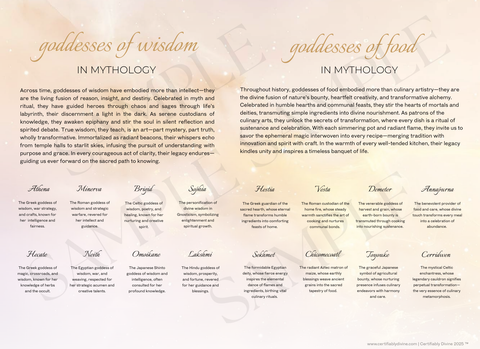 Goddess of Wisdom & Food - Golden