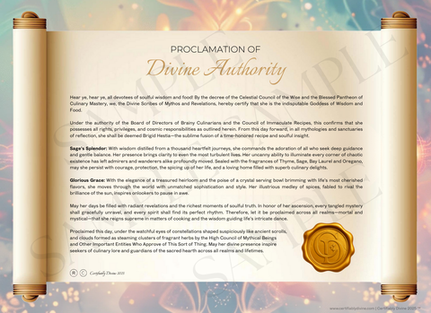 Goddess of Wisdom & Food - Radiance