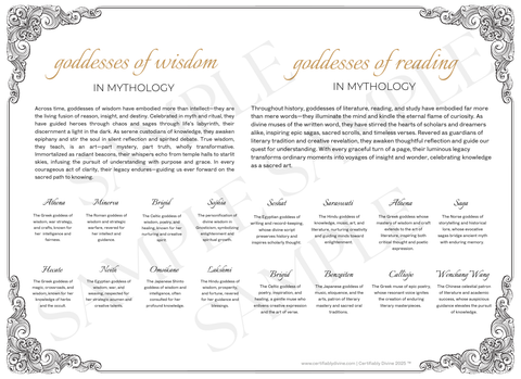 Goddess of Wisdom & Reading - Classic