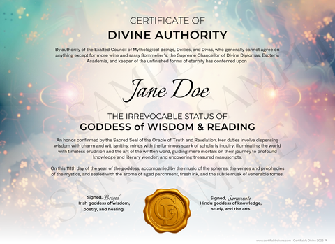 Goddess of Wisdom & Reading - Radiance