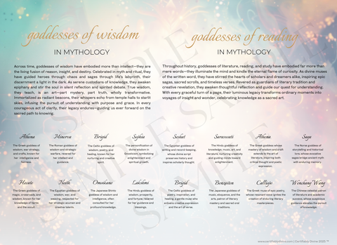 Goddess of Wisdom & Reading - Radiance