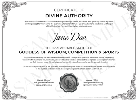 Goddess of Wisdom & Sports - Classic