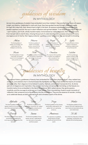 Goddess of Wisdom & Beauty | Wisdom & Beauty (3 Variations)