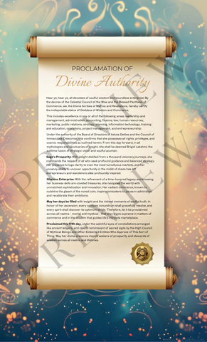 Goddess of Wisdom & Business | Wisdom and Business (3 Variations)