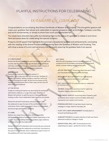 Goddess of Wisdom & Food | Wisdom and Food (3 Variations)