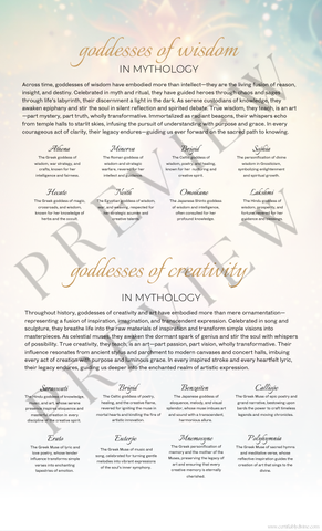Goddess of Wisdom & Creativity | Wisdom and Creativity (3 Variations)