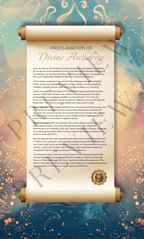 Goddess of Wisdom & Sports | Wisdom, Competition and Sports (3 Variations)