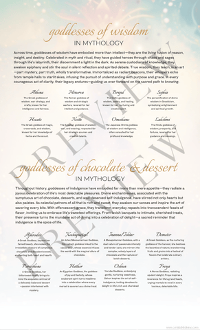 Certificate of Divine Authority: Goddess of Wisdom & Chocolate | Wisdom and Chocolate (3 Variations)