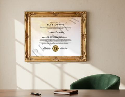 Goddess of Wisdom & Business | Wisdom and Business (3 Variations)