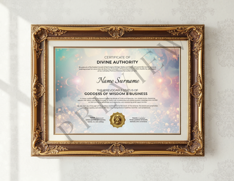 Goddess of Wisdom & Business | Wisdom and Business (3 Variations)