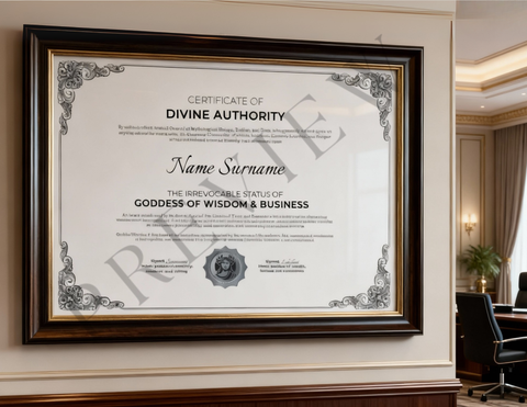 Goddess of Wisdom & Business | Wisdom and Business (3 Variations)